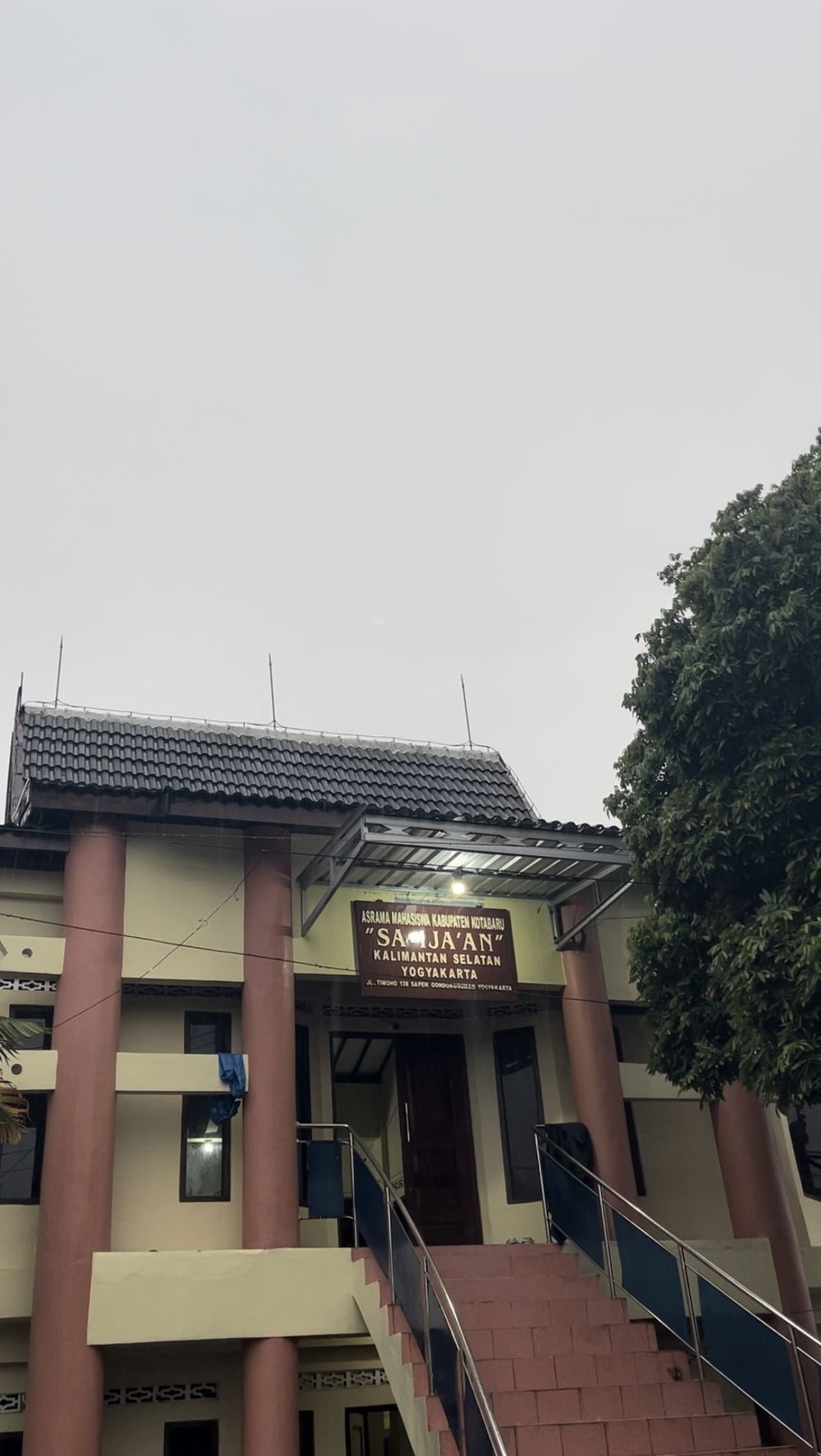 Gedung Asrama Sa-Ijaan Yogyakarta tampak depan